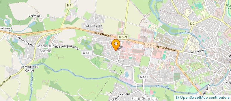 localisation de l'entreprise MADAME ELODIE CONNET à CONDE-SUR-SARTHE