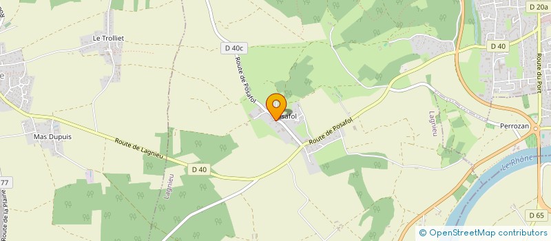 localisation de l'entreprise MADAME ELODIE COQUART  LAGNIEU