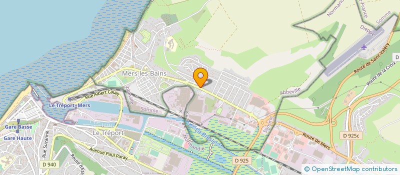 localisation de l'entreprise MADAME ELODIE COQUELIN  MERS-LES-BAINS