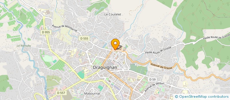 localisation de l'entreprise MADAME ELODIE CORBINAUD  DRAGUIGNAN