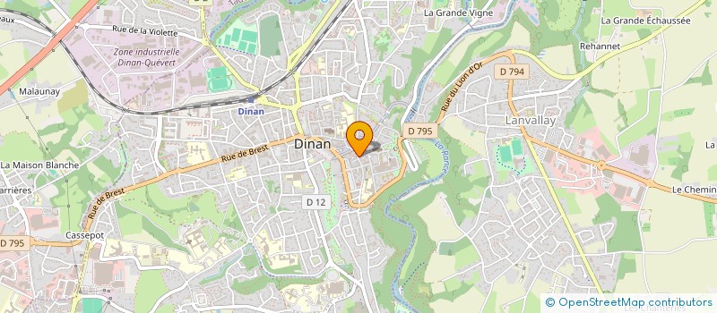 localisation de l'entreprise MADAME ELODIE CORNEC - BENEZECH à DINAN