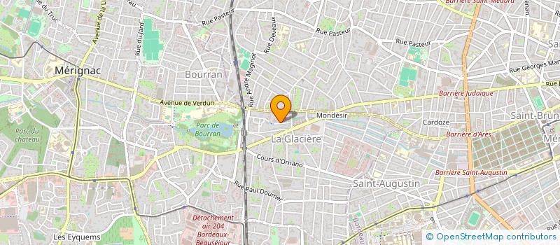 localisation de l'entreprise MADAME ELODIE CORNEIL  MERIGNAC