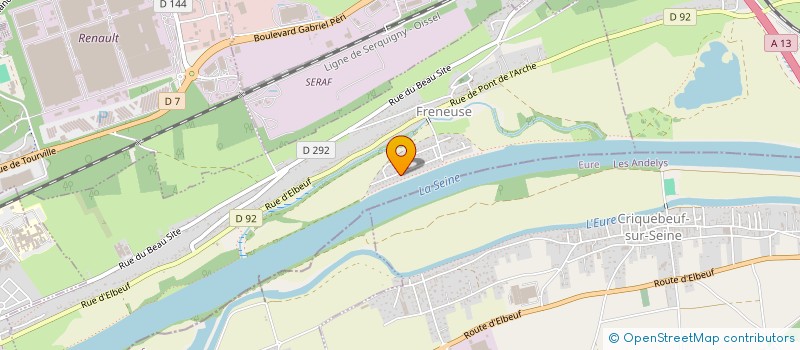 localisation de l'entreprise MADAME ELODIE CORNET  AMFREVILLE-LA-MI-VOIE