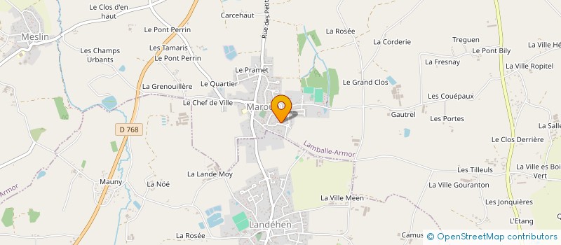 localisation de l'entreprise MADAME ELODIE CORNILLET à LAMBALLE-ARMOR