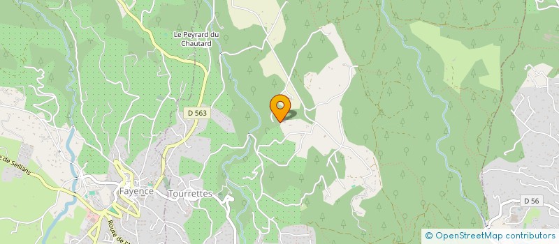 localisation de l'entreprise MADAME ELODIE CORNU  SEILLANS