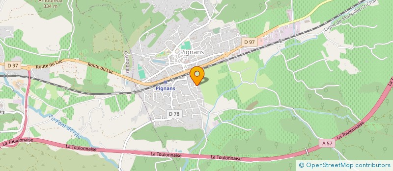 localisation de l'entreprise MADAME ELODIE CORRE  PIGNANS