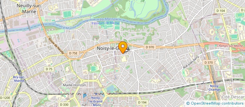 localisation de l'entreprise MADAME ELODIE CORREIA  NOISY-LE-GRAND