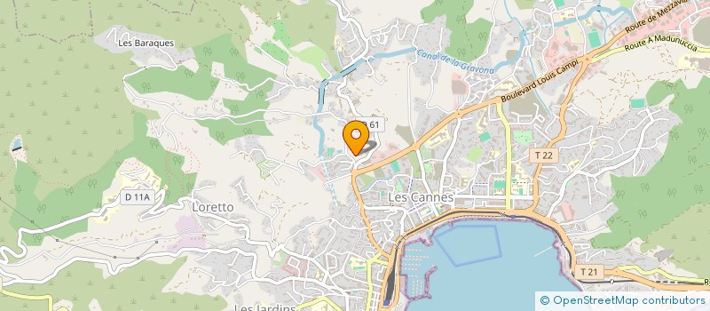 localisation de l'entreprise MADAME ELODIE CORTICCHIATO  AJACCIO