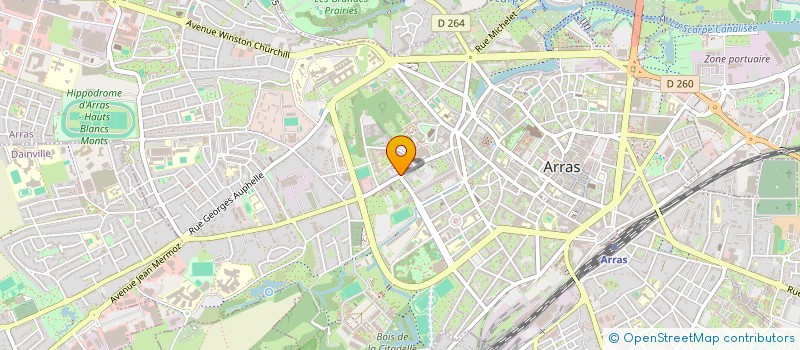 localisation de l'entreprise MADAME ELODIE CORVAISIER à ARRAS