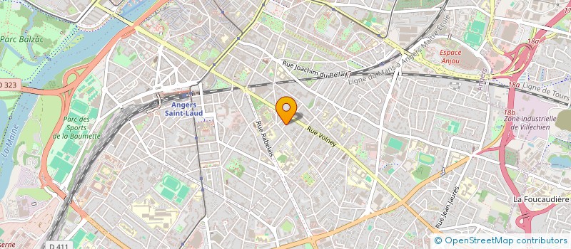 localisation de l'entreprise MADAME ELODIE COSTEDOAT à ANGERS