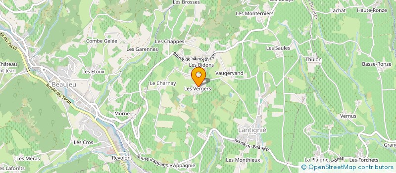 localisation de l'entreprise MADAME ELODIE COTTANCIN  LANTIGNIE