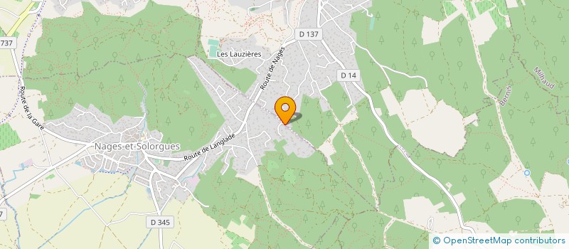 localisation de l'entreprise MADAME ELODIE COTTAR  NAGES-ET-SOLORGUES