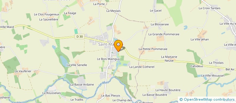 localisation de l'entreprise MADAME ELODIE COUDON  SAINT-MAUGAN