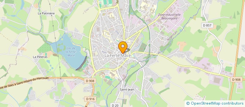localisation de l'entreprise MADAME ELODIE COUILLARD à LA FERTE MACE