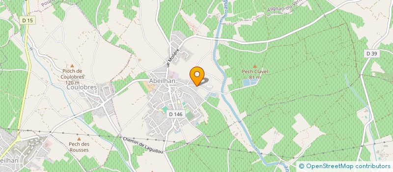 localisation de l'entreprise MADAME ELODIE COUREN  ABEILHAN