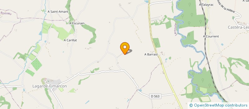 localisation de l'entreprise MADAME ELODIE COURTES  TERRAUBE