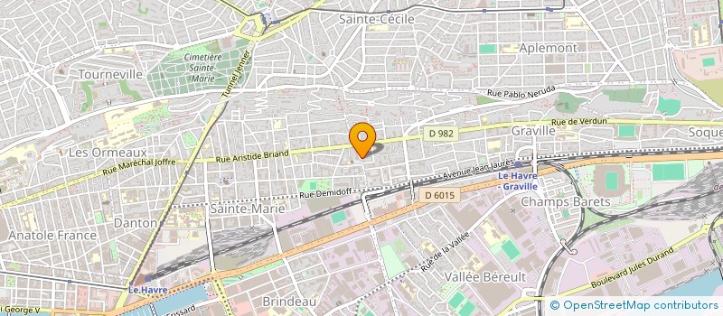 localisation de l'entreprise MADAME ELODIE COUSIN  LE HAVRE