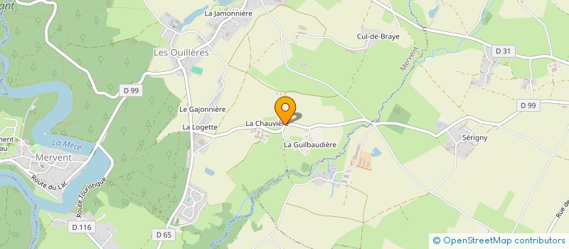 localisation de l'entreprise MADAME ELODIE COUSSEAU  MERVENT