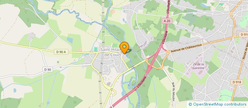 localisation de l'entreprise MADAME ELODIE COUTIERE  SAINT-HILAIRE-DE-COURT