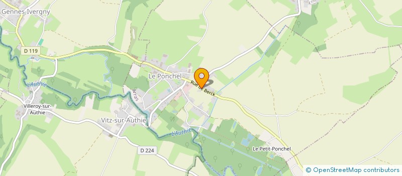 localisation de l'entreprise MADAME ELODIE COZETTE  LE PONCHEL