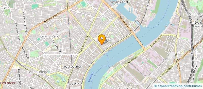 localisation de l'entreprise MADAME ELODIE CREBASSA  BORDEAUX