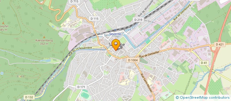 localisation de l'entreprise MADAME ELODIE CURIEL  SAVERNE