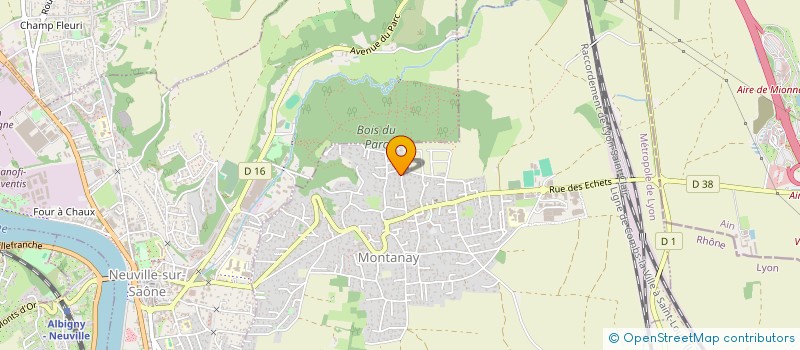 localisation de l'entreprise MADAME ELODIE DA COSTA  MONTANAY