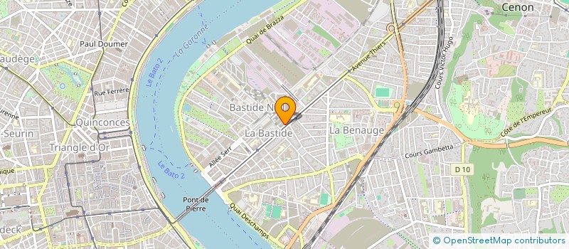 localisation de l'entreprise MADAME ELODIE DA CUNHA  BORDEAUX