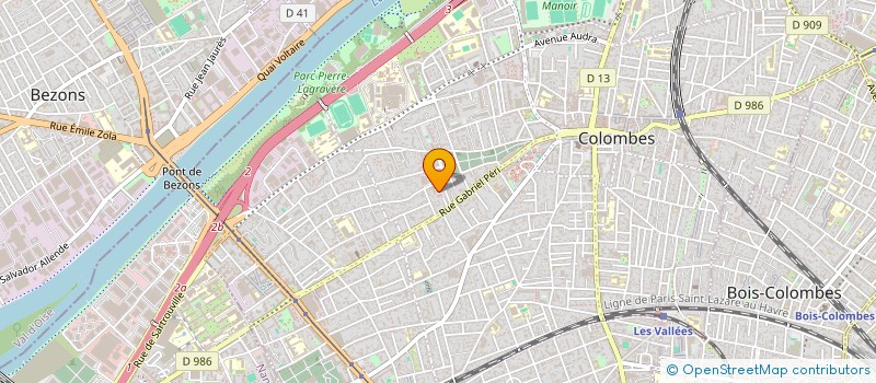 localisation de l'entreprise MADAME ELODIE DA FONSECA à COLOMBES