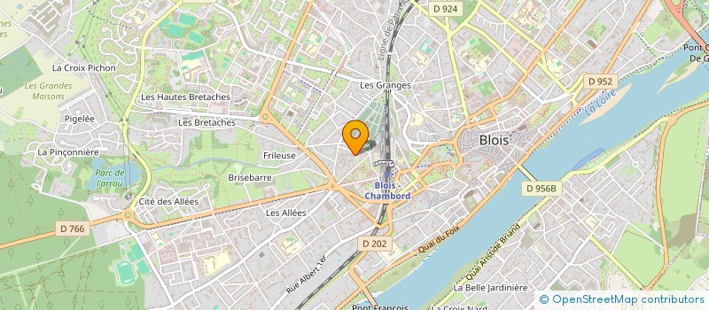 localisation de l'entreprise MADAME ELODIE DA FONSECA  BLOIS