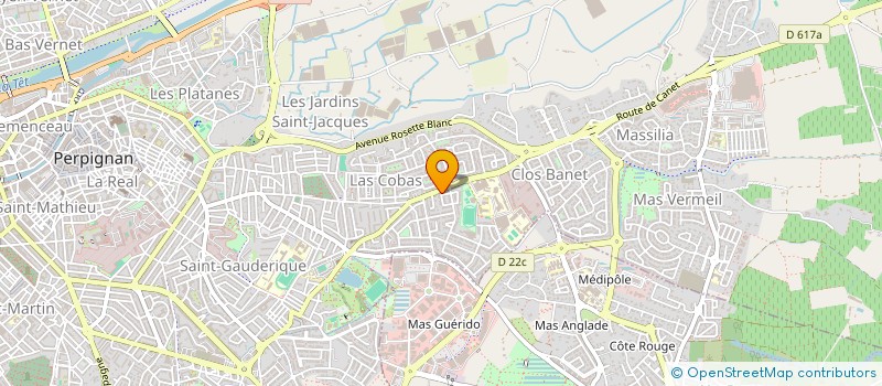 localisation de l'entreprise MADAME ELODIE DA SILVA  PERPIGNAN