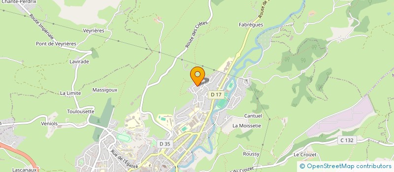 localisation de l'entreprise MADAME ELODIE DALMON à AURILLAC