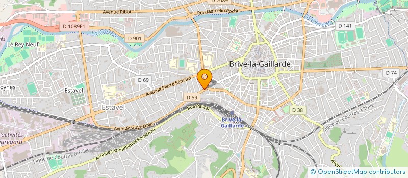 localisation de l'entreprise MADAME ELODIE DALODIERE à BRIVE-LA-GAILLARDE