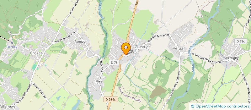 localisation de l'entreprise MADAME ELODIE DALY  CHEVRY