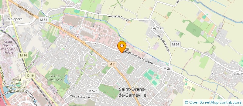 localisation de l'entreprise MADAME ELODIE DAMANY  SAINT-ORENS-DE-GAMEVILLE