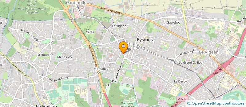 localisation de l'entreprise MADAME ELODIE DANET  EYSINES