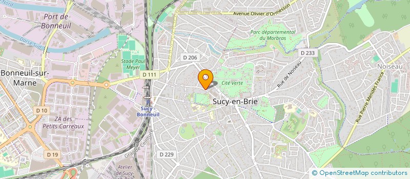 localisation de l'entreprise MADAME ELODIE DANGLES  SUCY-EN-BRIE