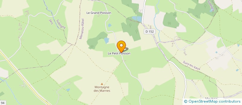 localisation de l'entreprise MADAME ELODIE DANNE  MENETOU-RATEL