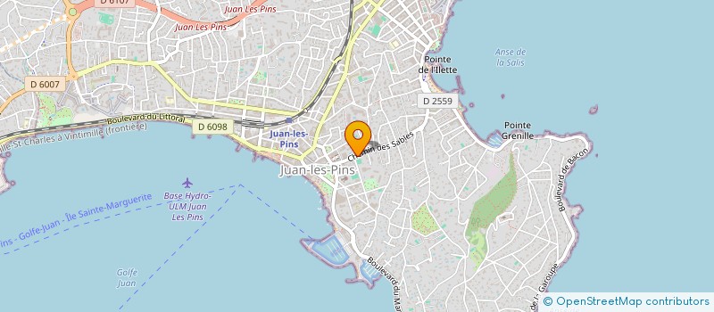 localisation de l'entreprise MADAME ELODIE DANTAS à ANTIBES