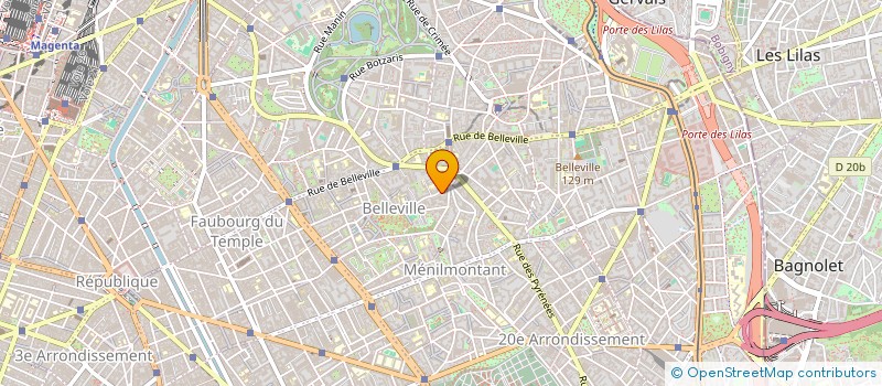 localisation de l'entreprise MADAME ELODIE DAO  PARIS