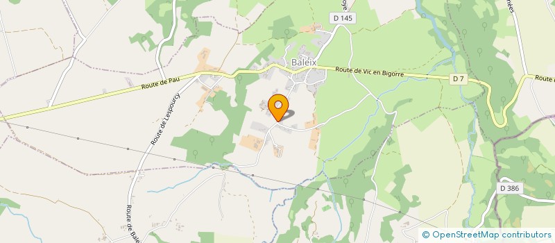 localisation de l'entreprise MADAME ELODIE DARDENNE  BALEIX