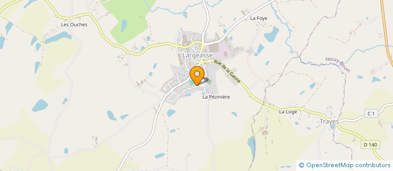 localisation de l'entreprise MADAME ELODIE DAVID  MONCOUTANT-SUR-SEVRE