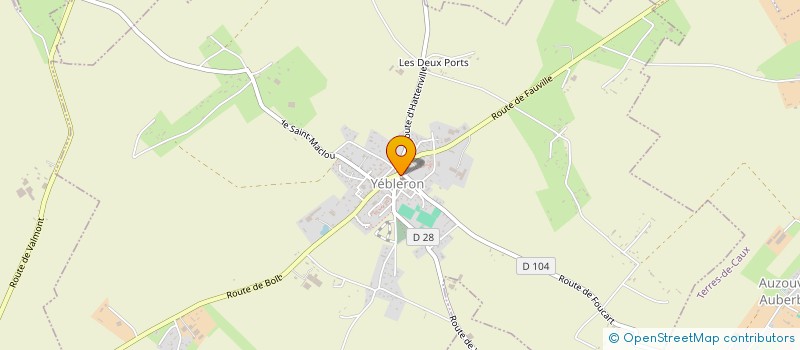 localisation de l'entreprise MADAME ELODIE DAVID  YEBLERON