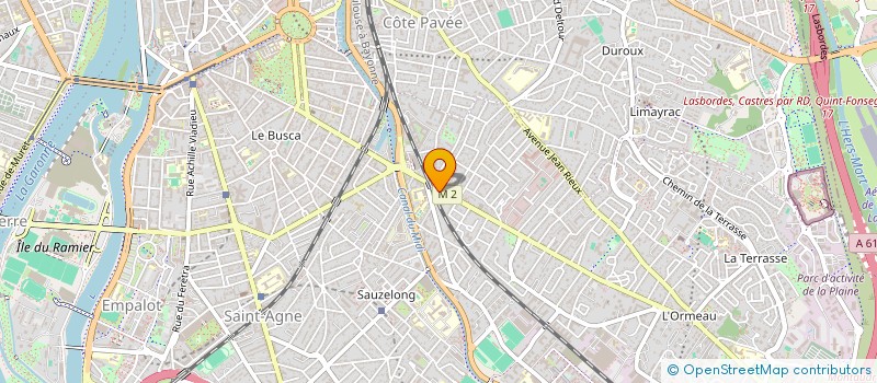 localisation de l'entreprise MADAME ELODIE DE LAPORTE à TOULOUSE