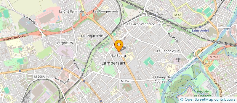 localisation de l'entreprise MADAME ELODIE DE VREYER à LAMBERSART
