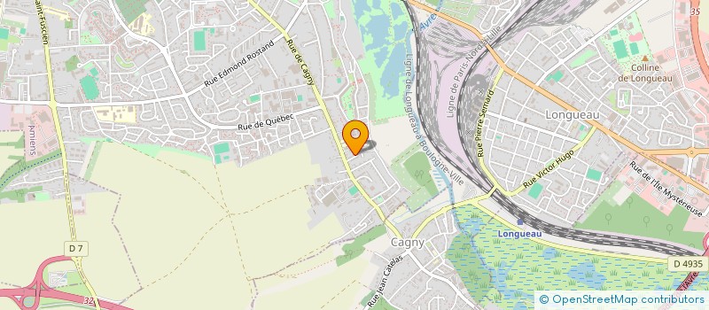 localisation de l'entreprise MADAME ELODIE DEBEUGNY  AMIENS