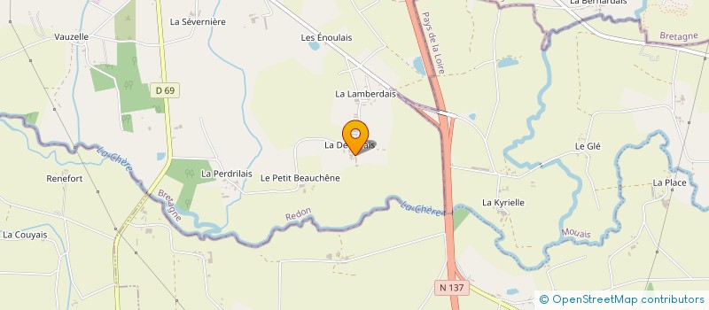 localisation de l'entreprise MADAME ELODIE DECARSIN  GRAND-FOUGERAY