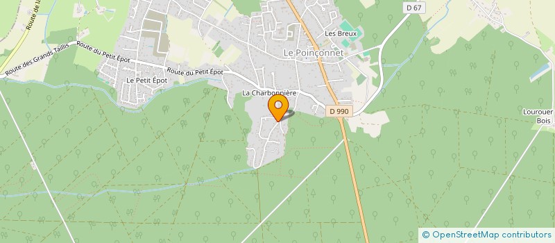 localisation de l'entreprise MADAME ELODIE DEFAY à LE POINCONNET