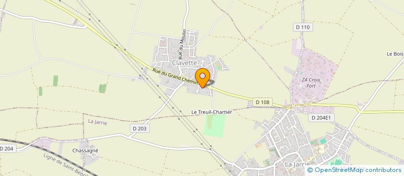 localisation de l'entreprise MADAME ELODIE DEFIENNE  CLAVETTE