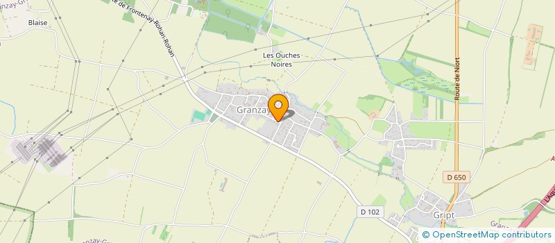 localisation de l'entreprise MADAME ELODIE DEFOORT  GRANZAY-GRIPT